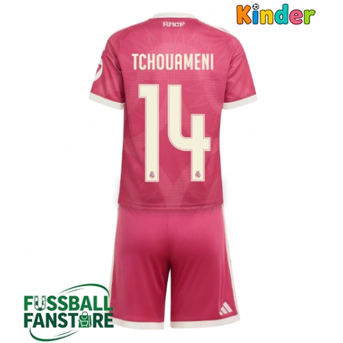 Real Madrid Aurelien Tchouameni #14 Replik 3rd trikot Kinder 2026-27 Kurzarm (+ Kurze Hosen)